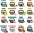 Set of 16 Small Scented Candles Soy Wax Aromatherapy Candles